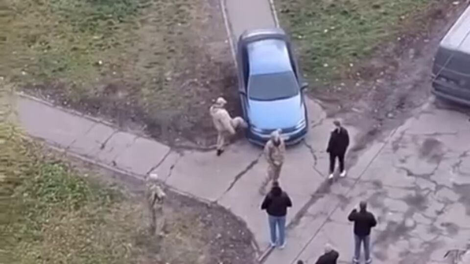 Инцидент попал на видео