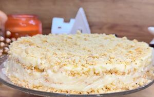 Торт должен настояться в холодильнике три часа