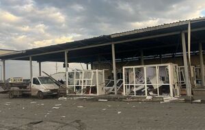 БПЛА повредили инфраструктуру пункта пропуска