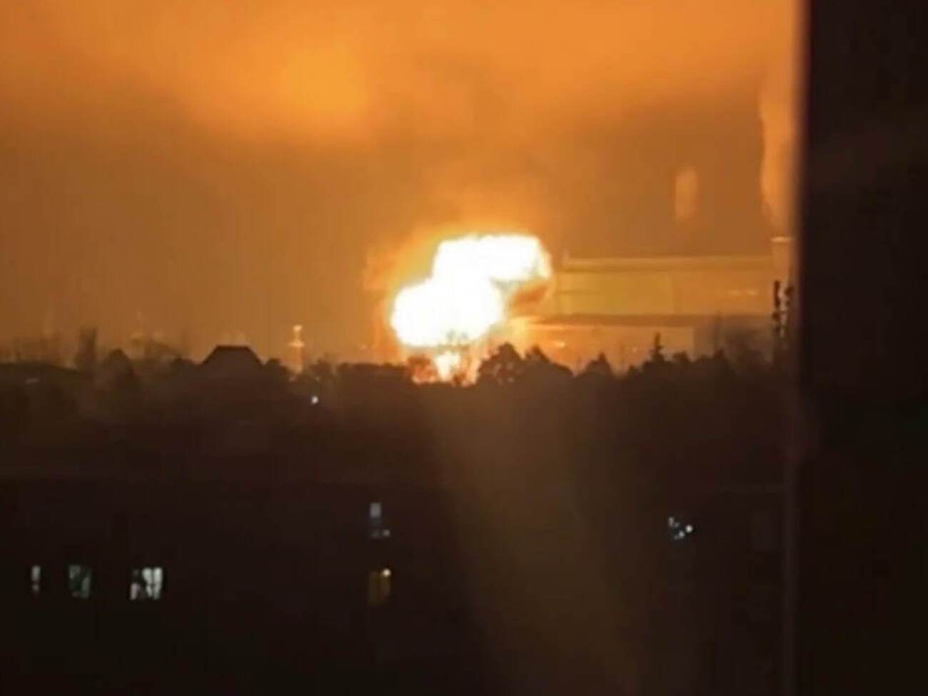 На ГРЭС в Подмосковье в результате прилетов возник пожар