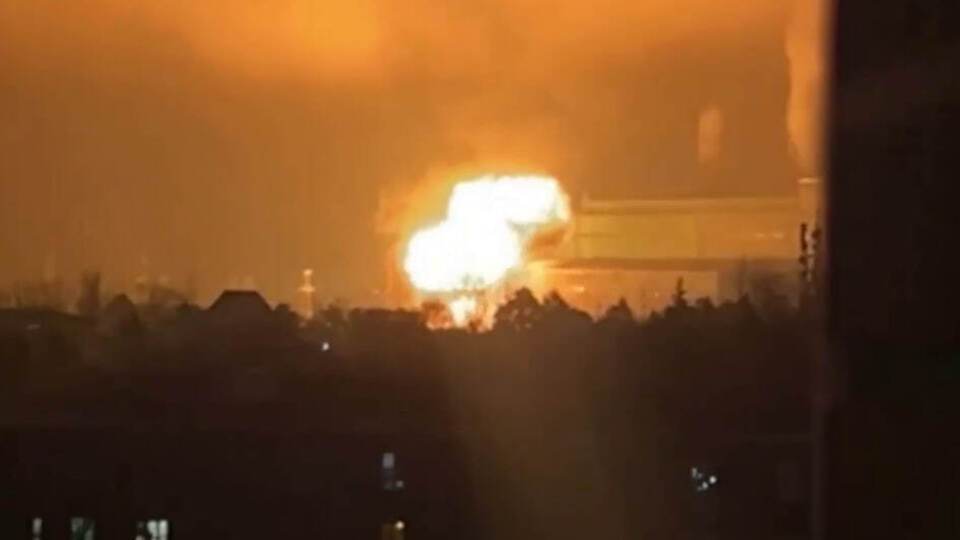 На ГРЭС в Подмосковье в результате прилетов возник пожар