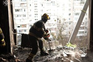 В результате ночной атаки на Киев погибли минимум шесть человек, спасательные работы еще продолжаются