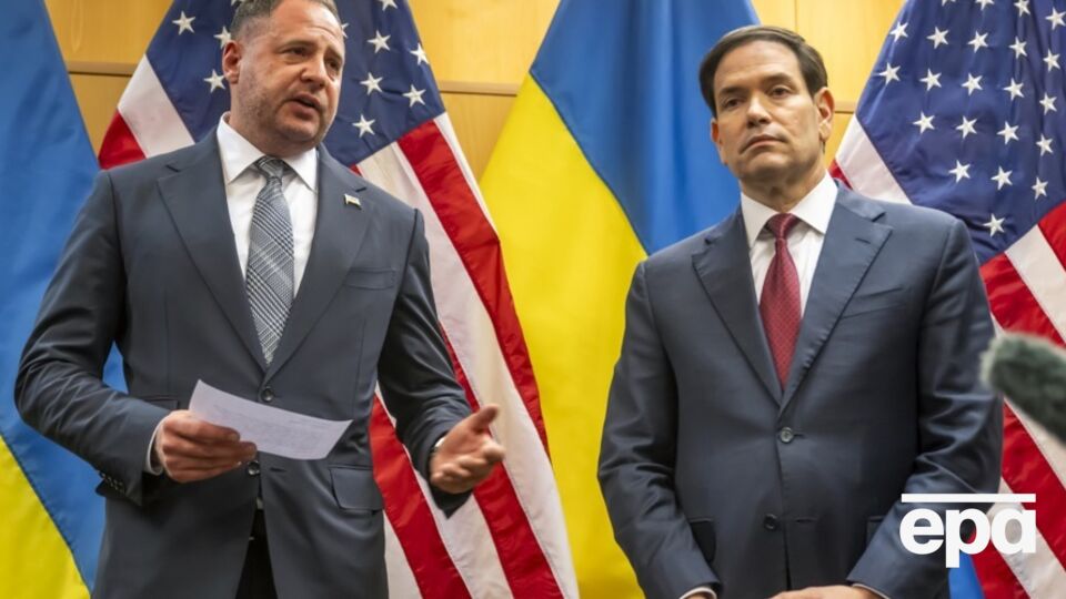 Делегации Украины и США на переговорах в Женеве возглавляли Ермак и Рубио