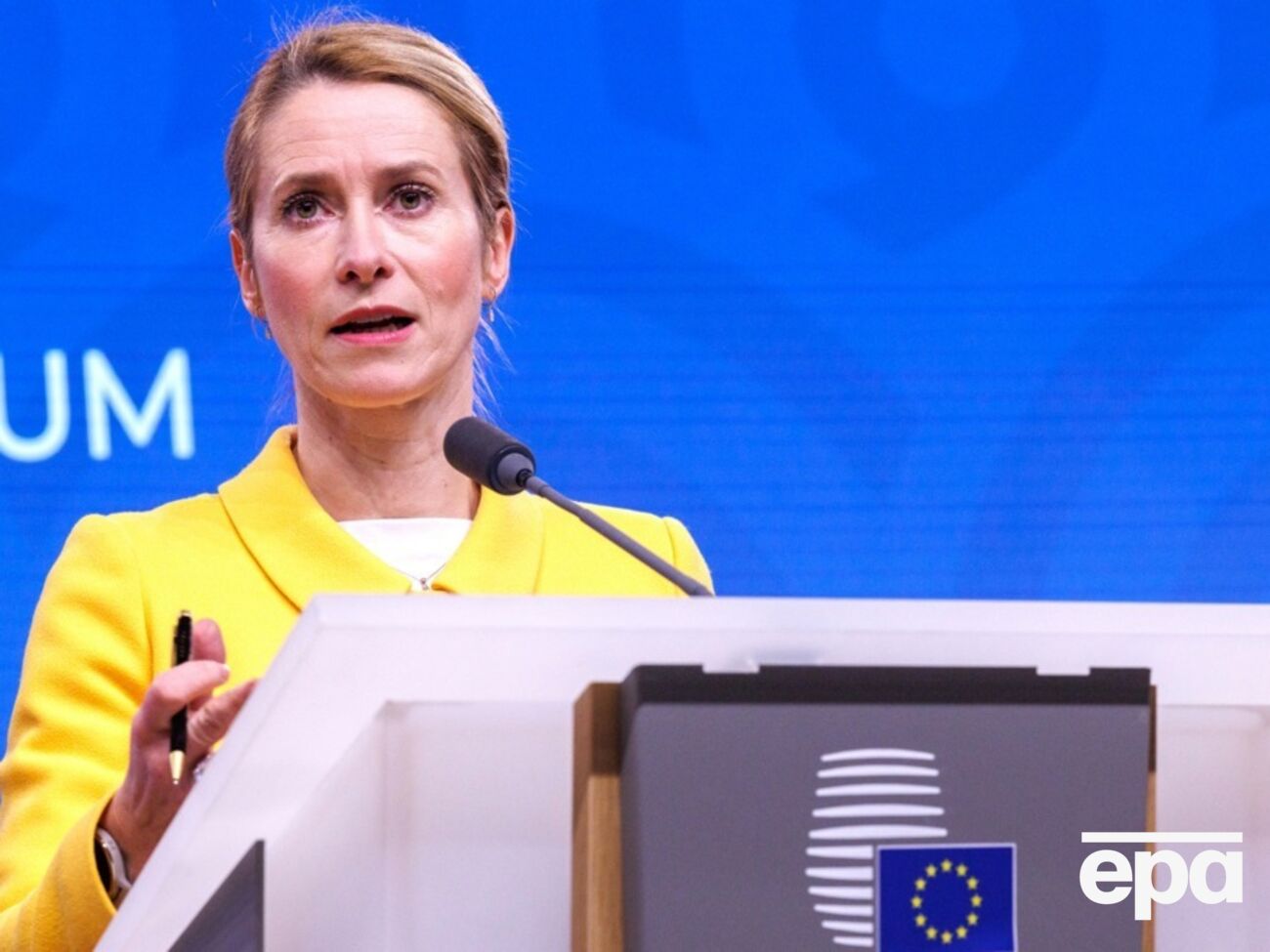 Стремительный рост военных расходов РФ представляет "угрозу для нас всех", отметила Каллас