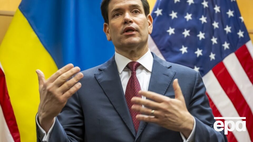 Трамп домовиться про довгострокові гарантії безпеки для України, але пізніше, сказав європейським чиновникам Рубіо (на фото)
