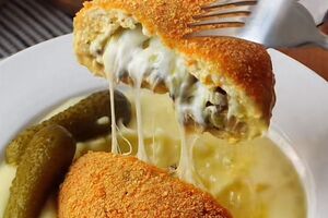 Для этого блюда нужно всего полкилограмма куриного фарша