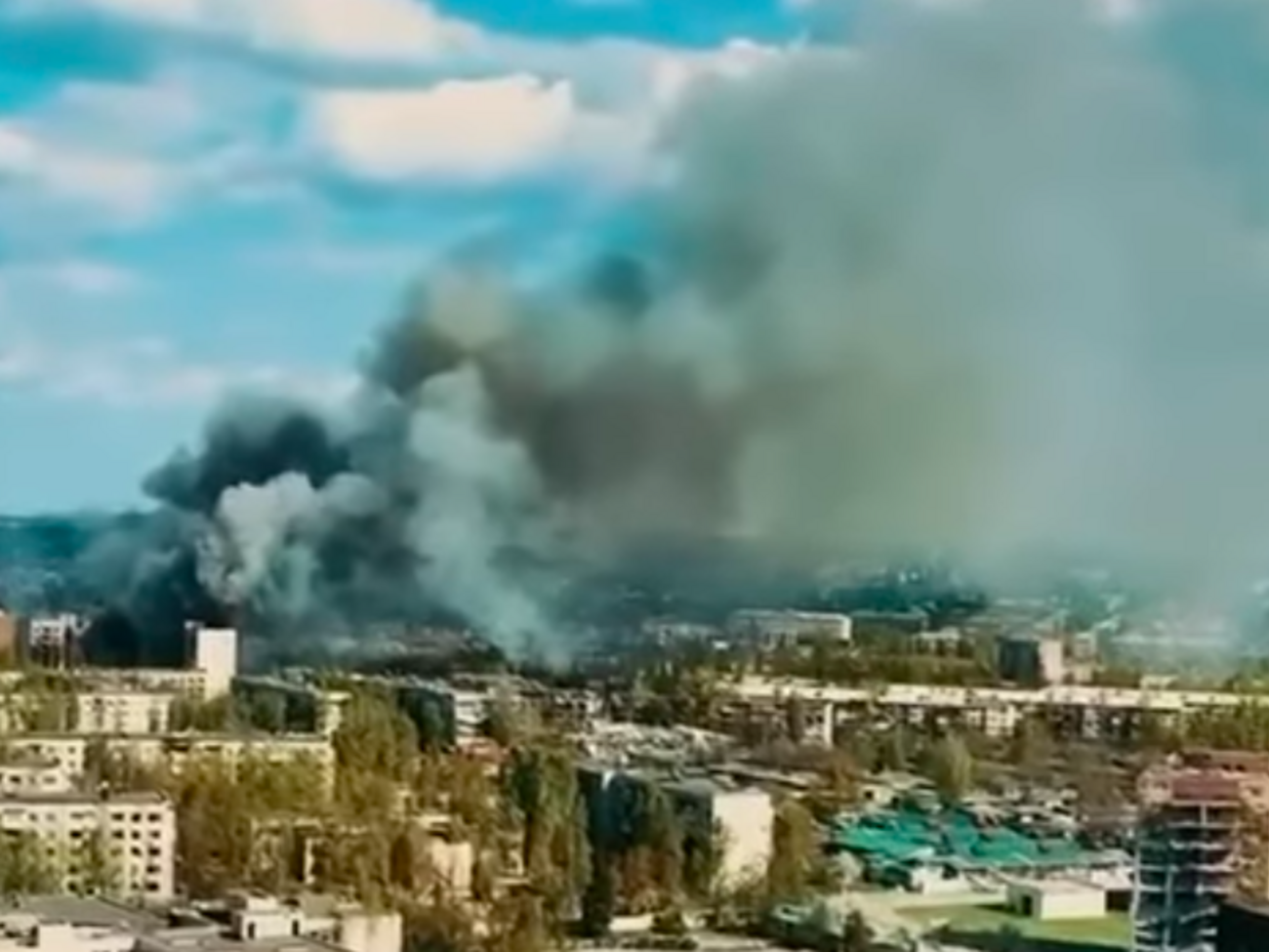 В городе идут ожесточенные бои