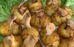 Подавайте лодочки на подушке из зелени