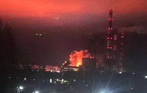 Над ГРЭС в Костромской области зафиксировали зарево