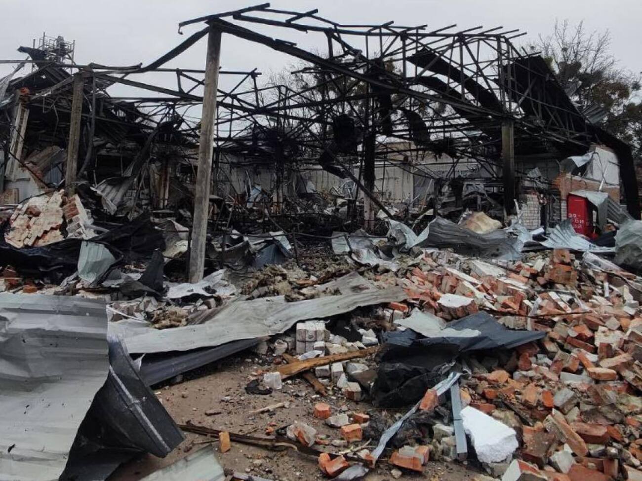 В разрушенном отделении НП находилось 523 посылки, объявленной стоимостью почти 10 млн грн, сообщили в компании