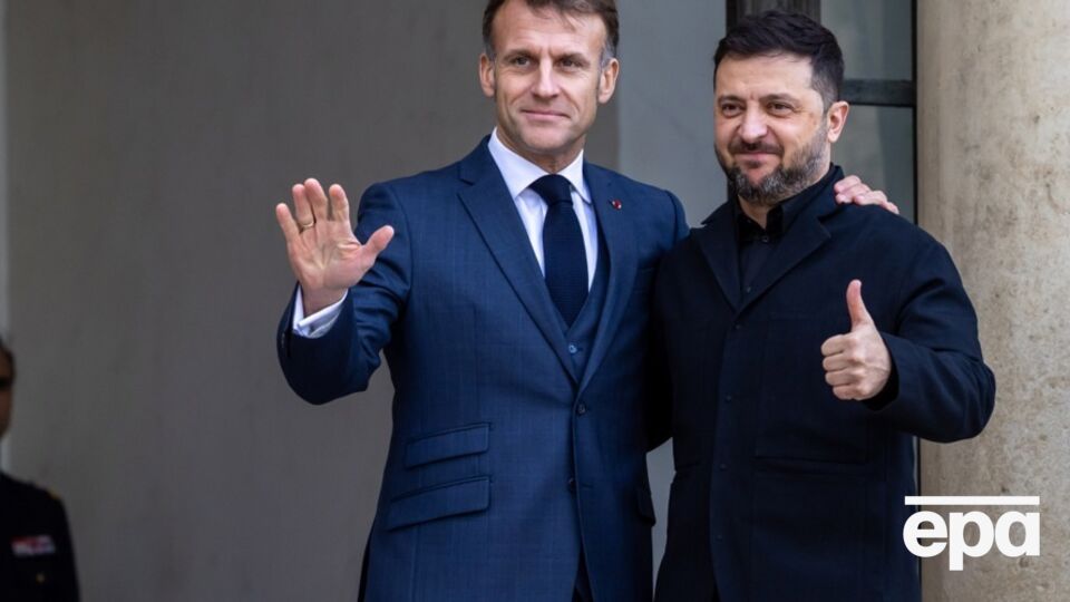 Зеленский проведет переговоры с Макроном один на один