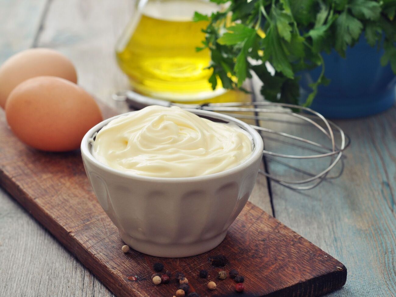 Консистенция майонеза должна быть однородной