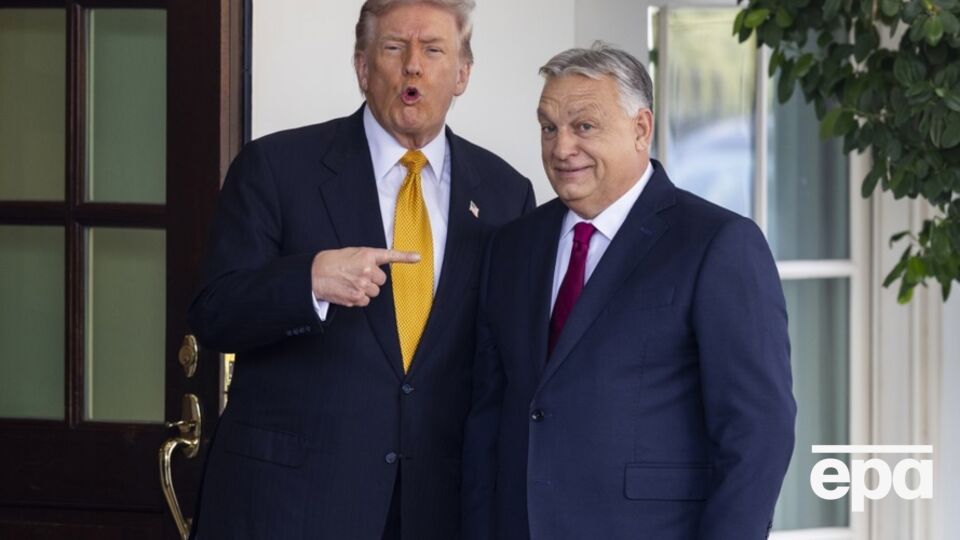 Трамп вважає, що може придушити опір Орбана проти вступу України в ЄС