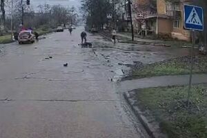 За рулем была полицейская