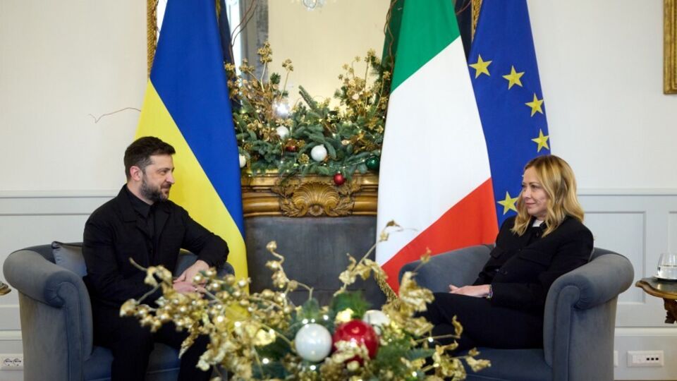Зеленський провів зустріч із Мелоні 9 грудня