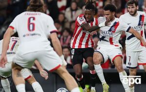 Забарный вышел на поле в составе ПСЖ в матче ЛЧ против "Атлетика"