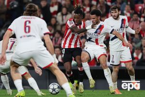 Забарный вышел на поле в составе ПСЖ в матче ЛЧ против "Атлетика"