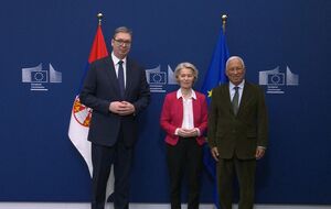 Вучич провел встречу с фон дер Ляйен и Коштой