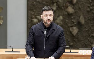 Зеленський виголосив промову в нідерландському парламенті