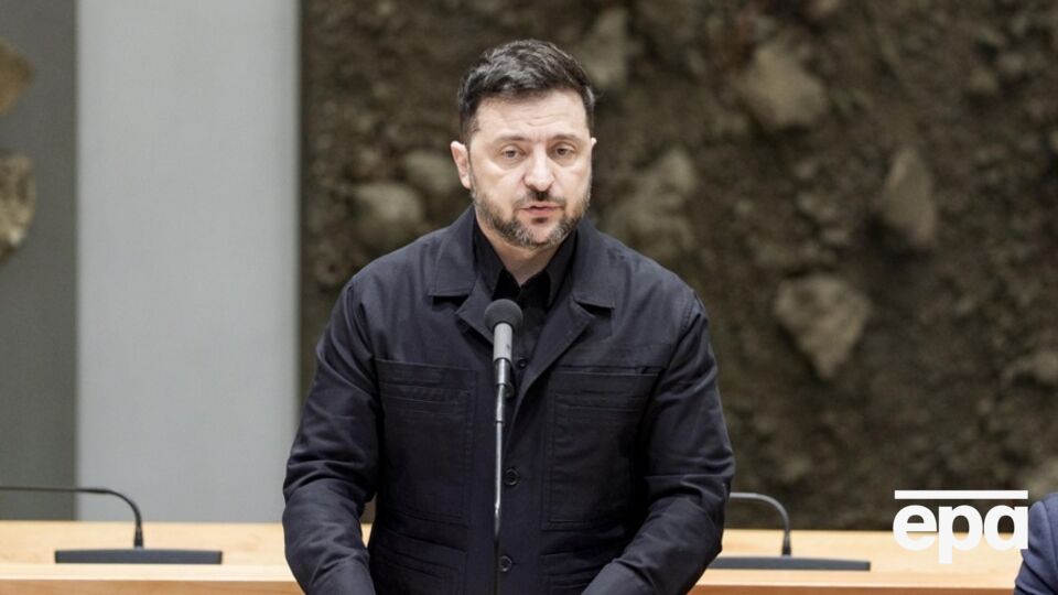 Зеленский произнес речь в нидерландском парламенте