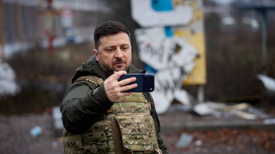 Зеленский записывал обращение из Купянска 12 декабря