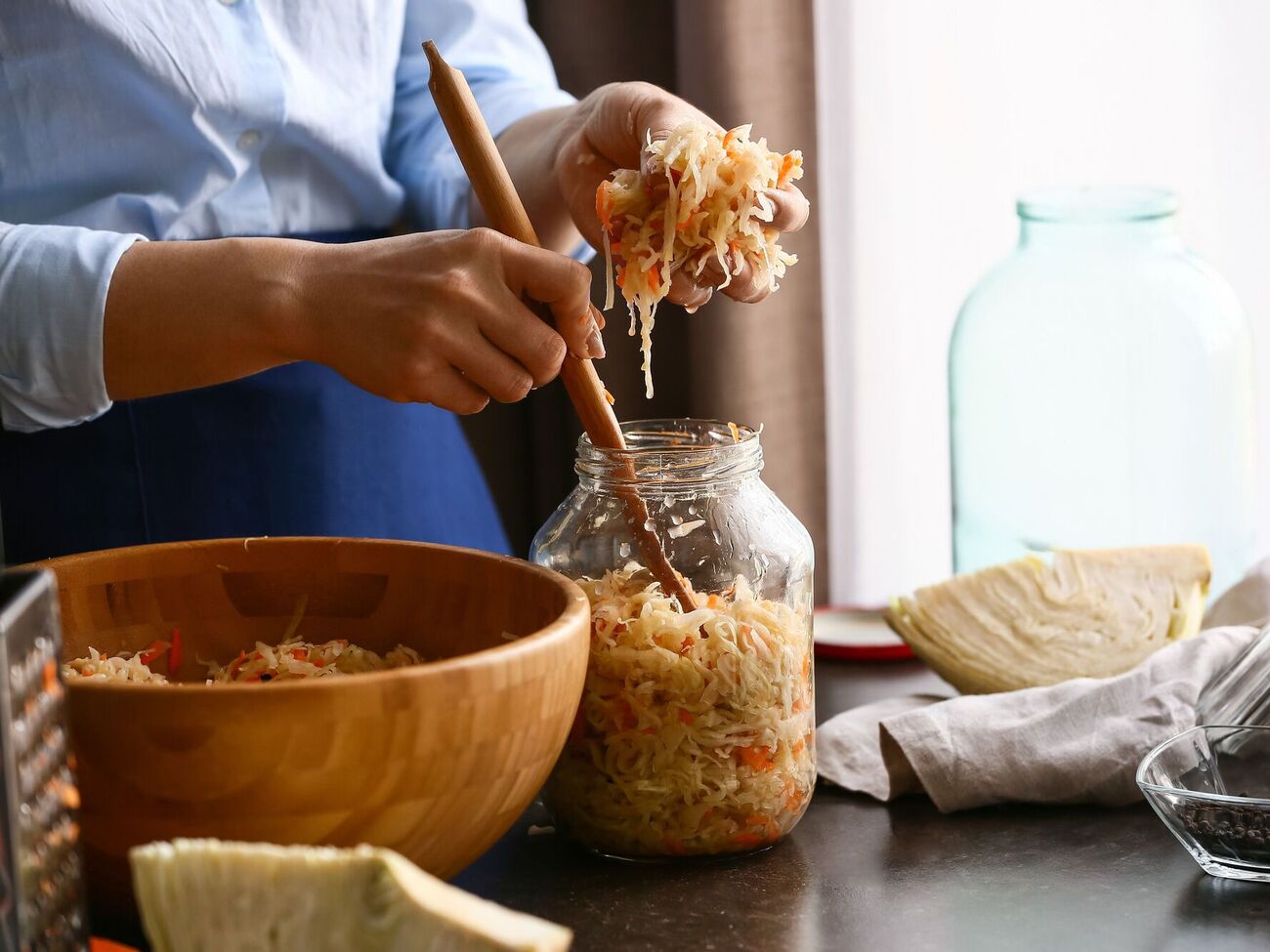 Для квашеної капусти підходить звичайна сіль