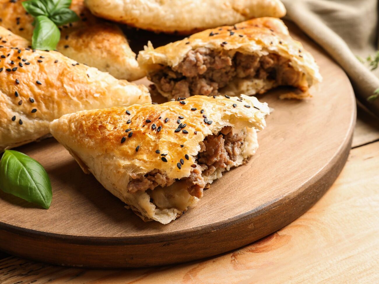 У пирожков сочная начинка