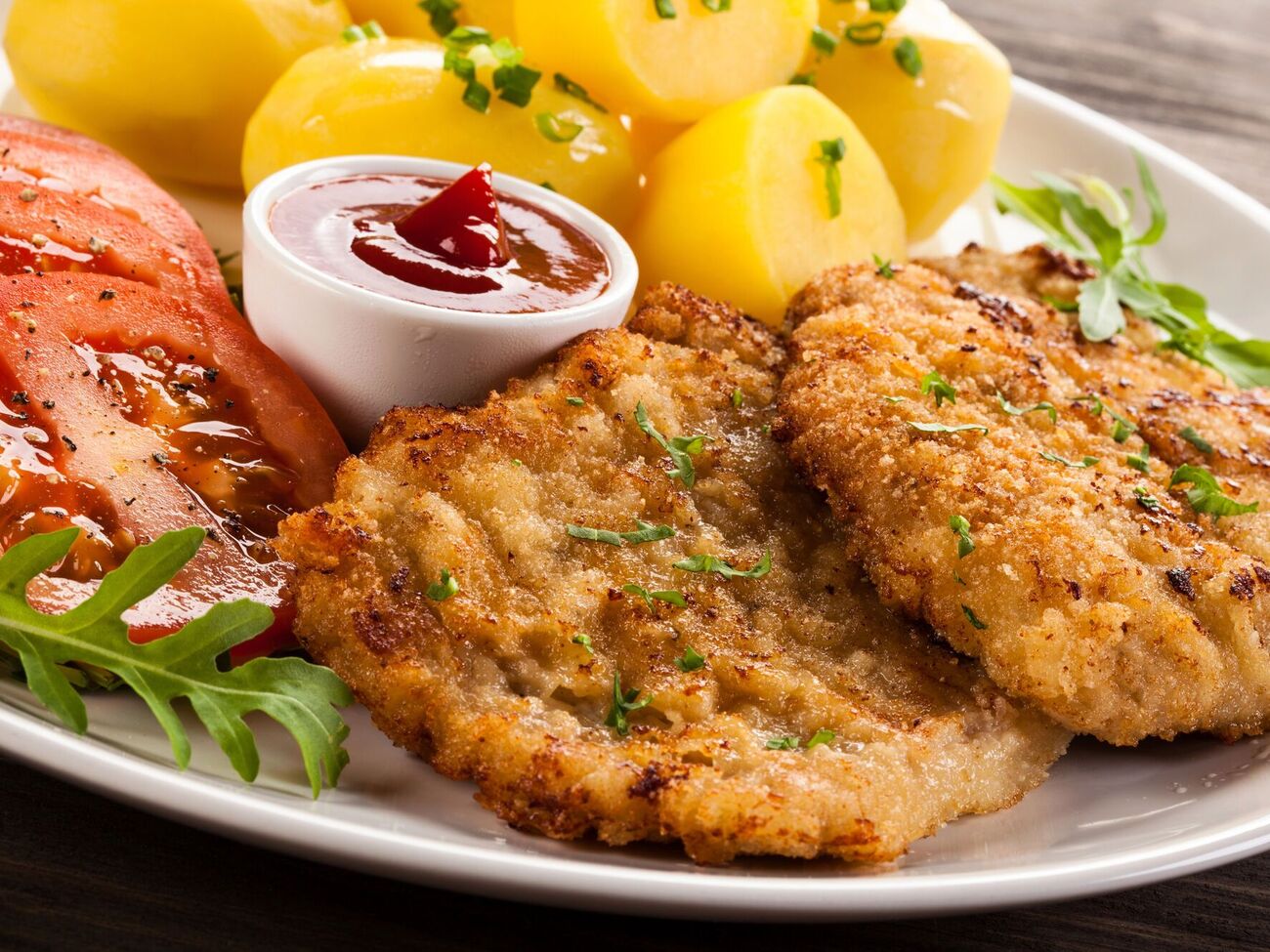 Для кляра понадобится 4 ст. л. муки