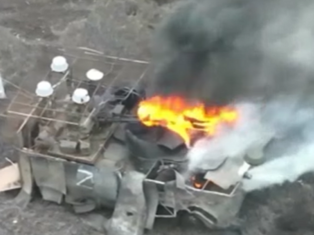 Операторы СБС уничтожили танки, бронемашины и танковый мостоукладчик МТУ-20