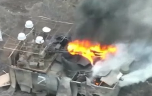 Операторы СБС уничтожили танки, бронемашины и танковый мостоукладчик МТУ-20