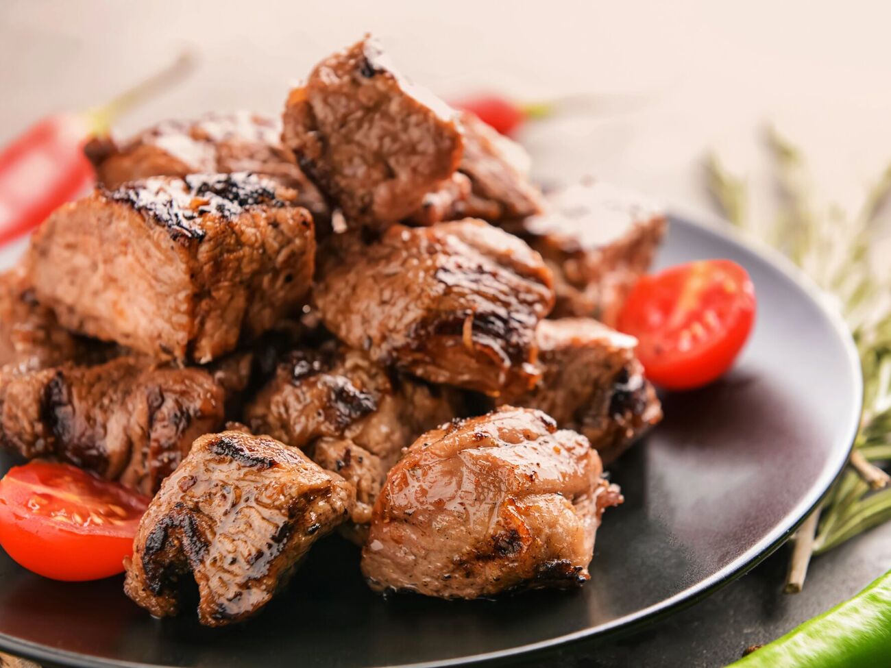 Все продукты к мясу добавляйте по вкусу