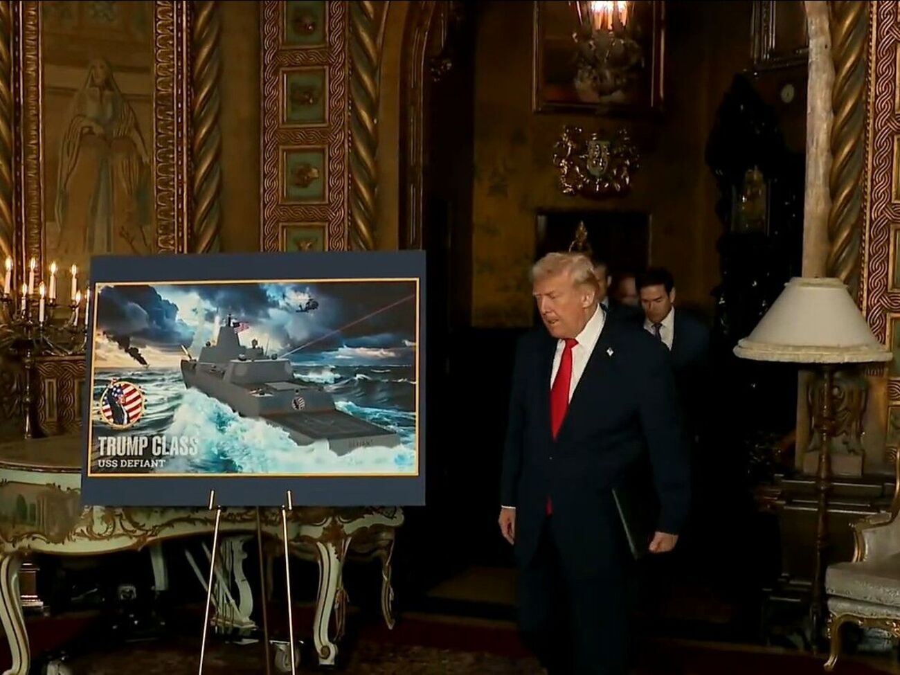 Новые корабли США будут самыми быстрыми, самыми большими, отметил Трамп