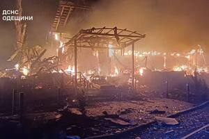 На месте обстрелов были пожары