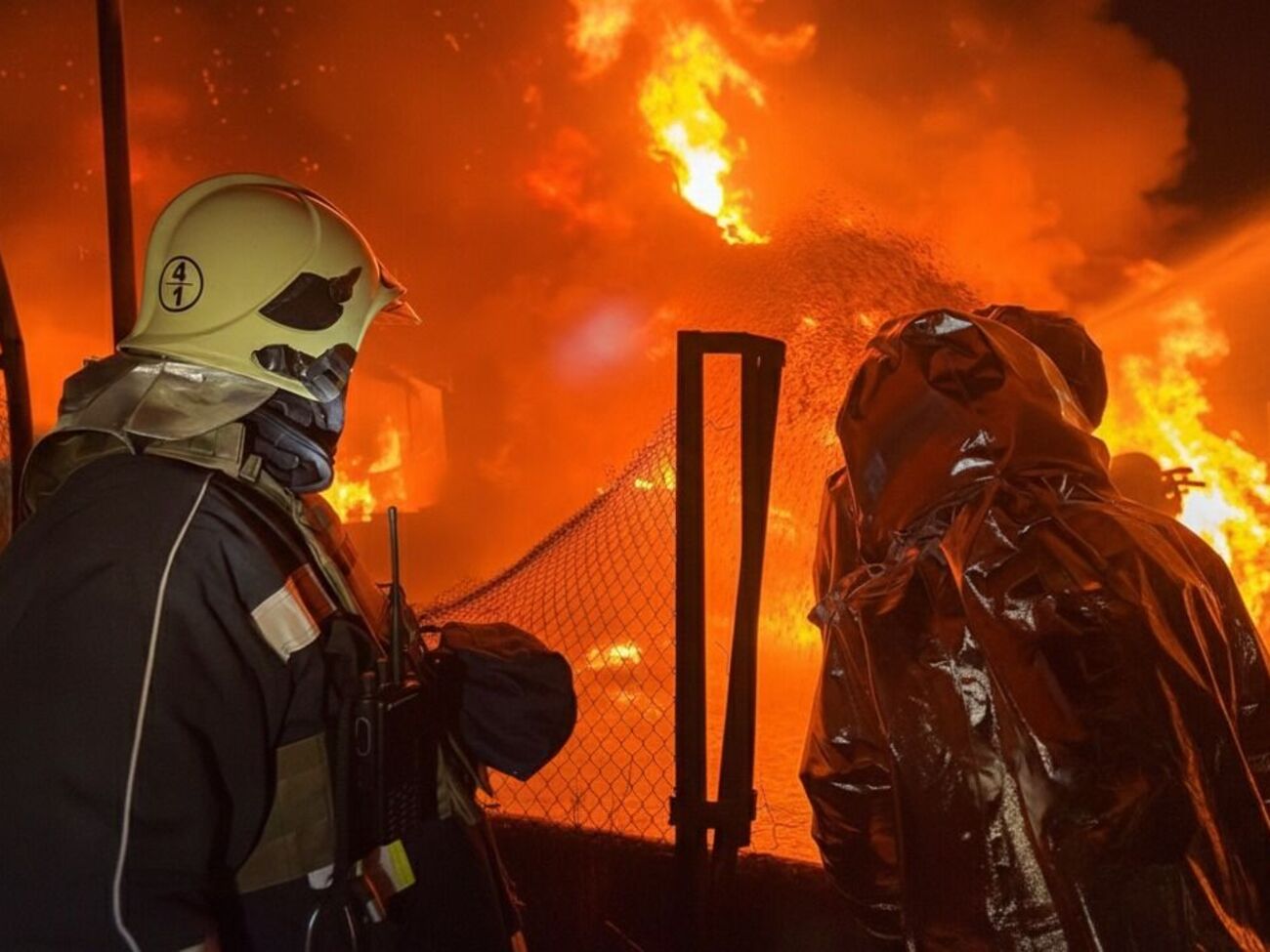 В Бучанском районе был пожар