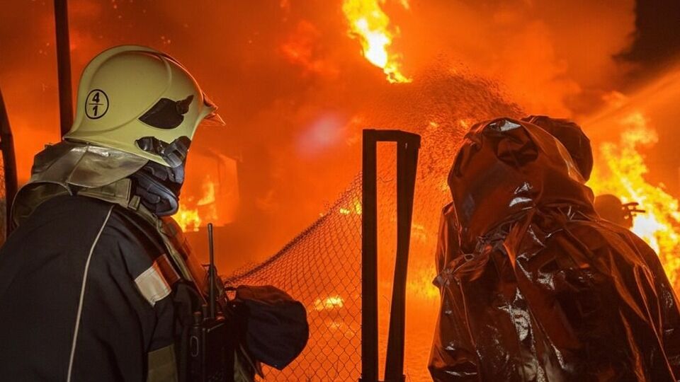 В Бучанском районе был пожар