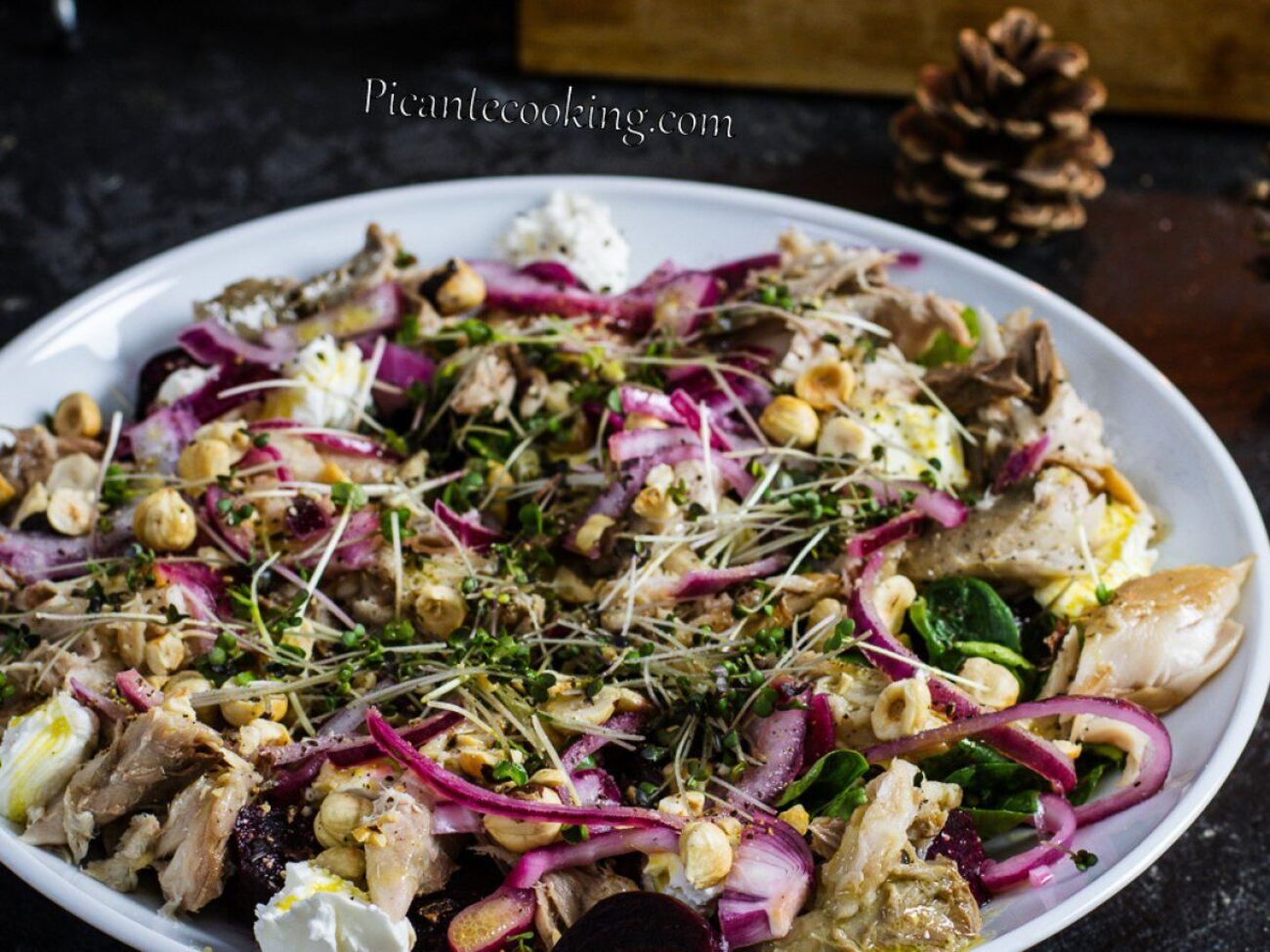 Такой салат готовится довольно быстро