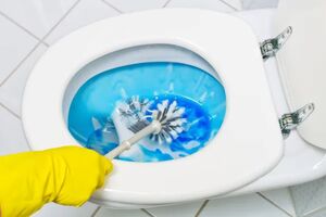 Чтобы поддерживать чистоту, достаточно чистить и дезинфицировать унитаз примерно раз в неделю