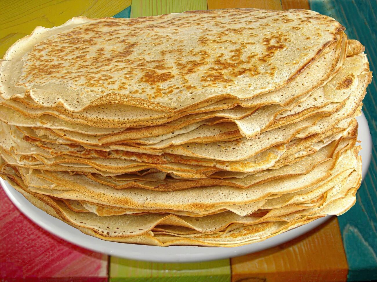 Такие блины мягкие и вкусные