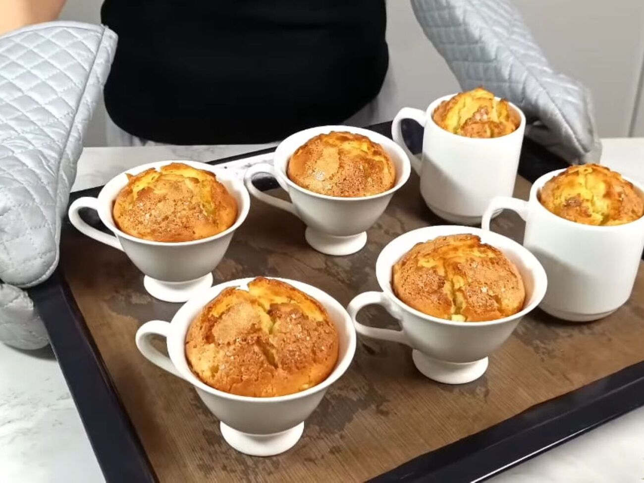 Кексы можно очень быстро испечь в микроволновке