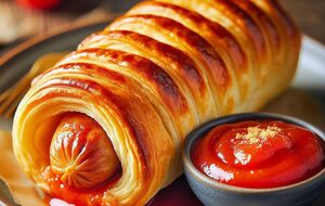 Сосиска в тісті має апетитну скоринку