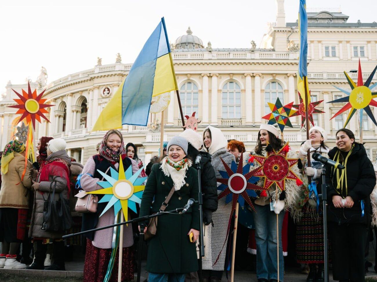 Many people from different communities joined in reviving an ancient winter tradition, Korobko said