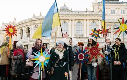Many people from different communities joined in reviving an ancient winter tradition, Korobko said