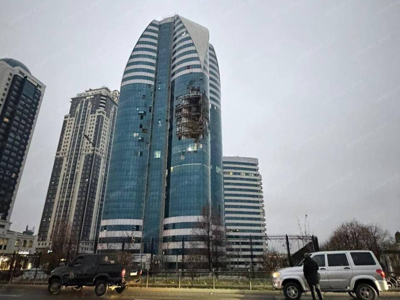 "Грозний-Сіті" атакували БПЛА