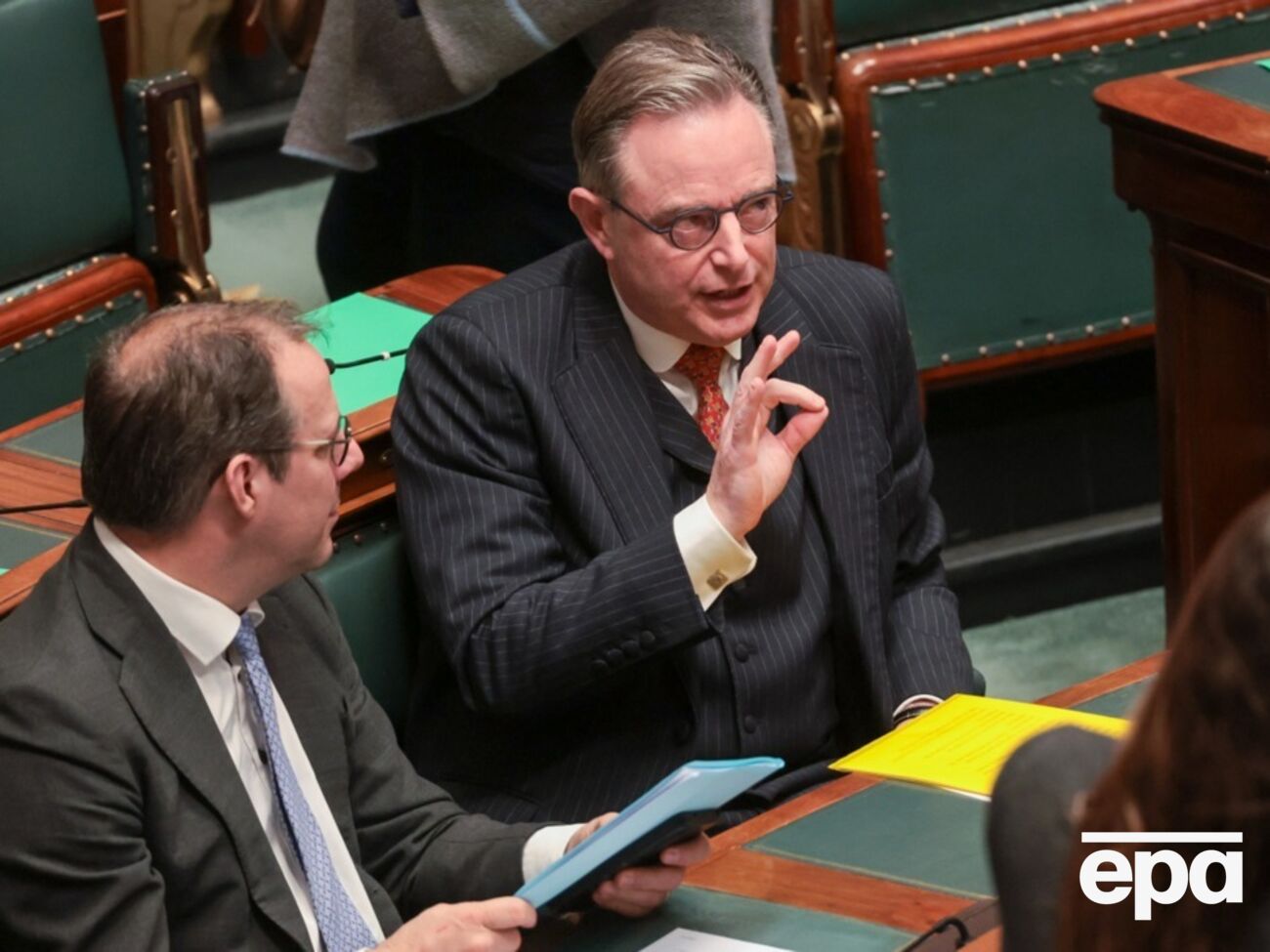 Де Вевер відмовляється дозволити використання російських активів