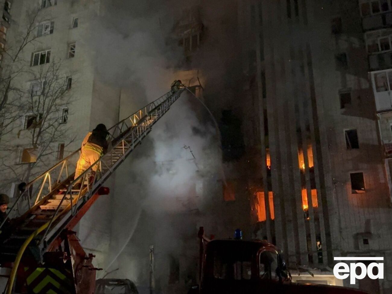 Оккупанты попали в многоэтажку