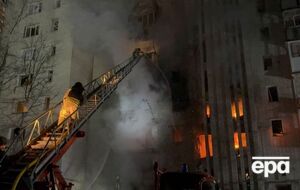 Оккупанты попали в многоэтажку