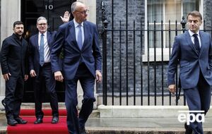 Стармер, Зеленский, Макрон и Мерц отказались отвечать на вопросы СМИ