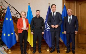 Зеленський зустрівся з лідерами ЄС і НАТО у Брюсселі після переговорів у Лондоні щодо "мирного плану"