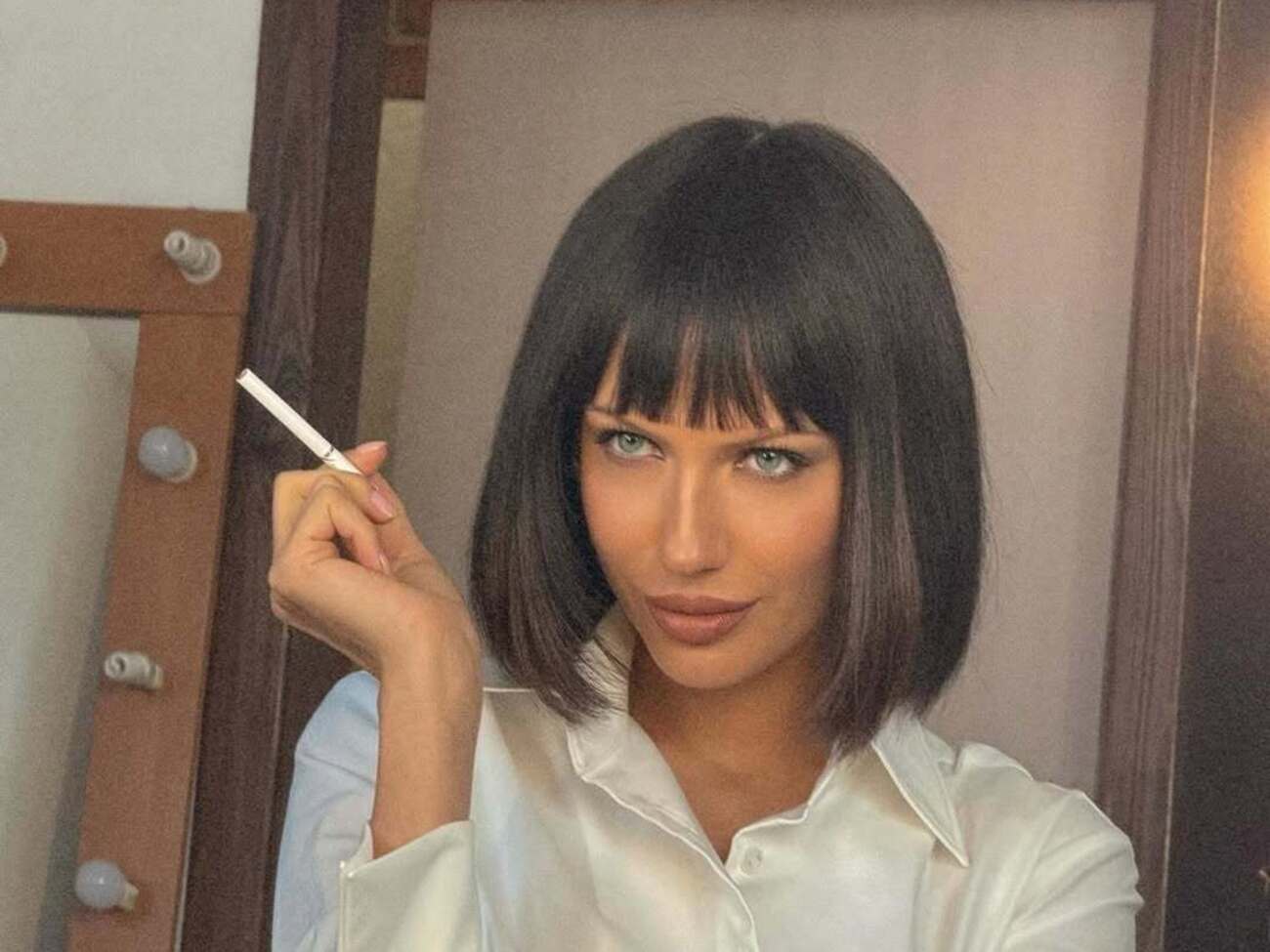 Никитюк предстала в качестве модели