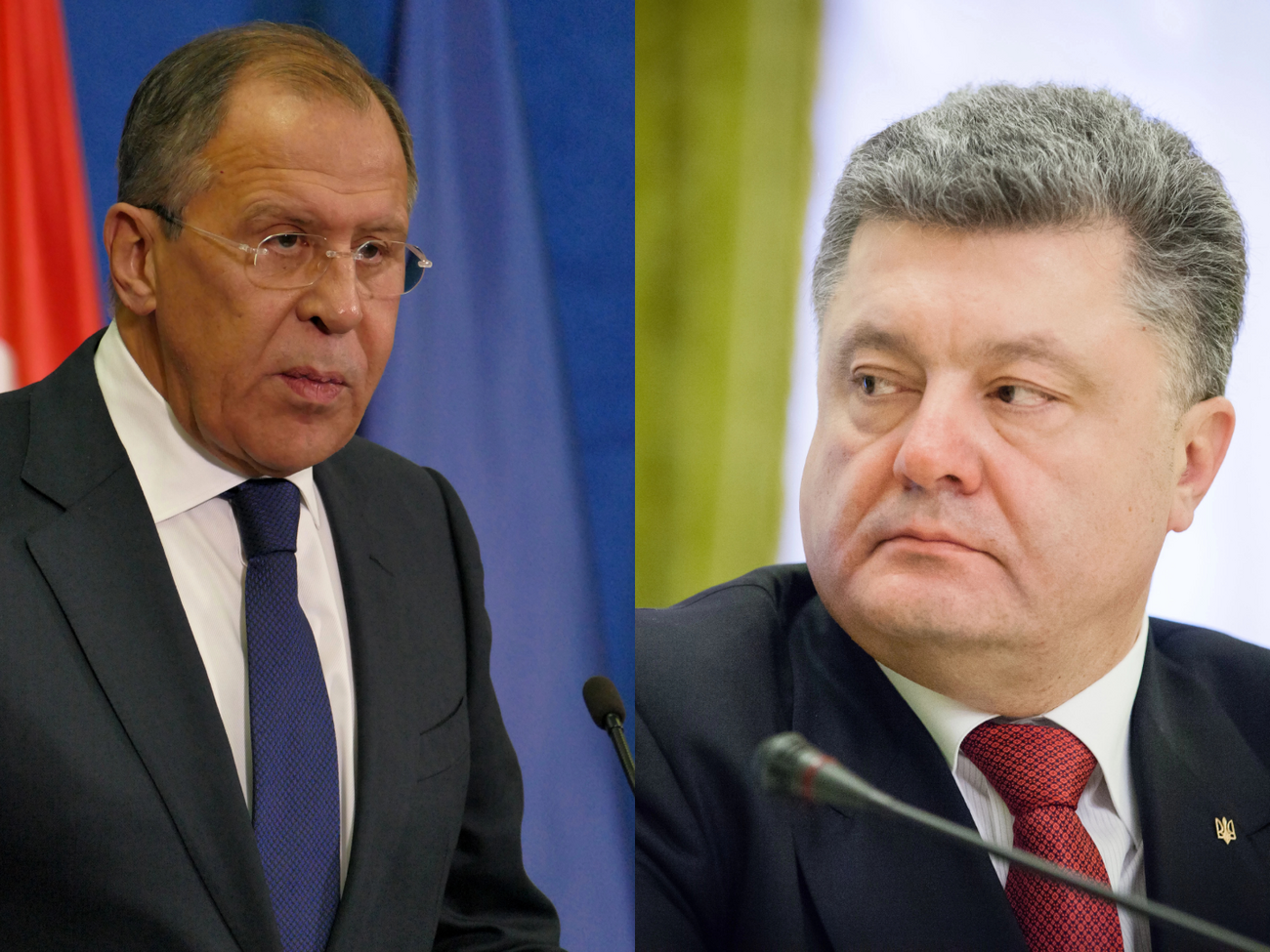 Киев, как и Москва, не стремится к пересмотру базовых договоренностей по Черноморскому флоту, сказал Порошенко на совместной с Лавровым пресс-конференции в 2009 году